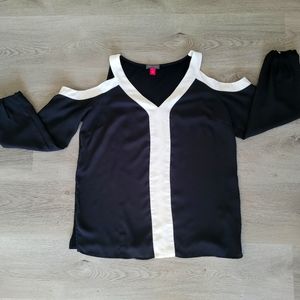 Vince Camuto cold shoulder blouse